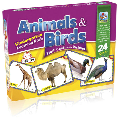 Large Flash Cards Birds & Animals