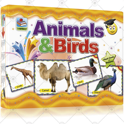 Large Flash Cards Birds & Animals