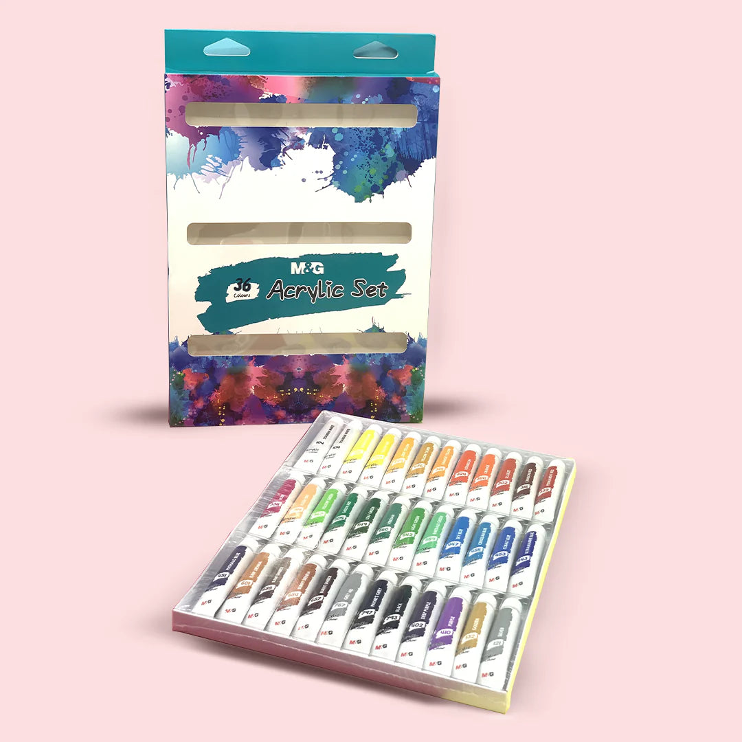 M&G Acrylic Colour Paint Set 12ml