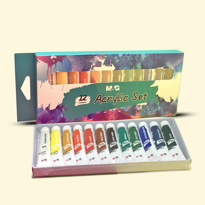 M&G Acrylic Colour Paint Set 12ml