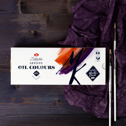 Masterclass Extra Fine Artist Oil Paint Set Of 12x18ml