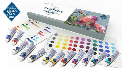 Masterclass Tempera Paints Set Of 12x18ml