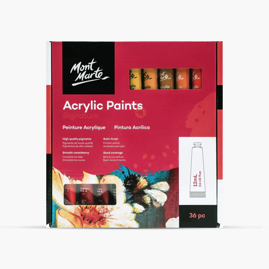 Mont Marte Acrylic Colour Paint Signature 12ml