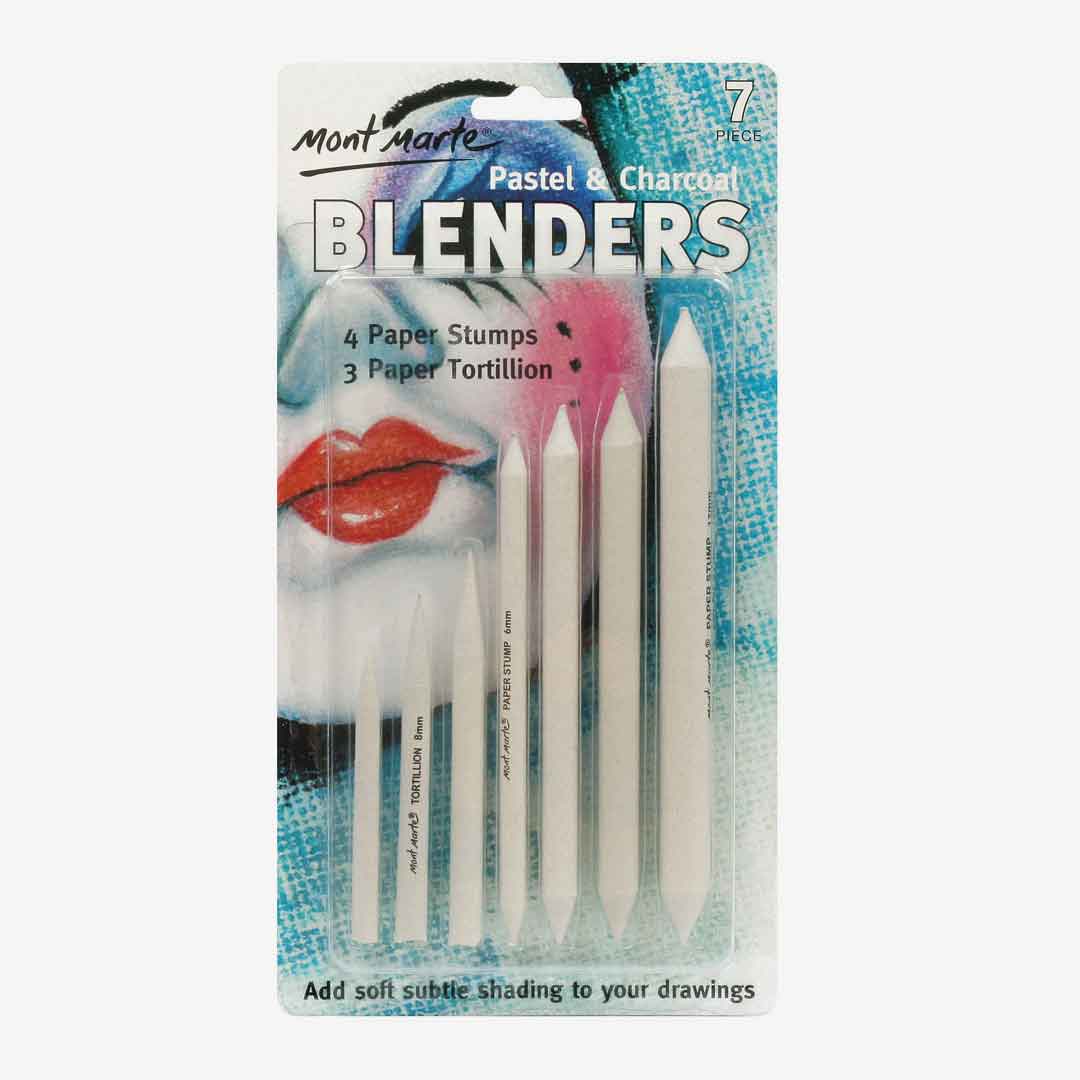 Mont Marte Pastel & Charcoal Blenders Pack Of 7