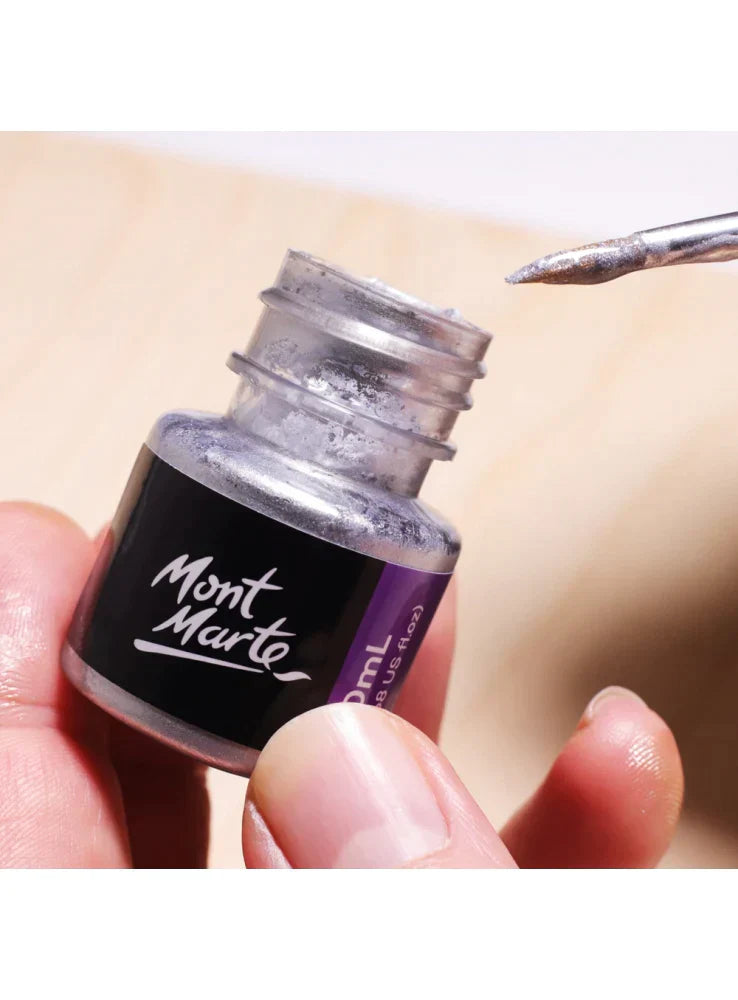 Mont Marte Premium Silver Foil Paint 20ml