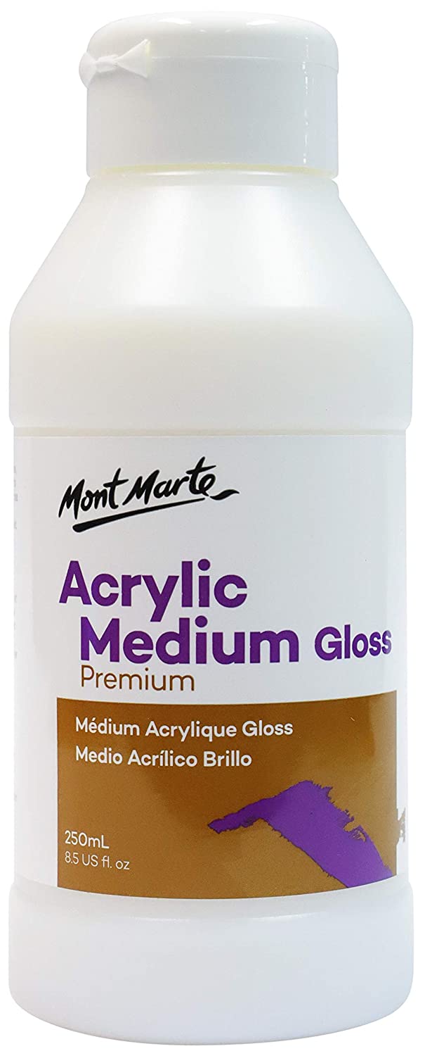 Mont Marte Premium Acrylic Medium Gloss 250ml