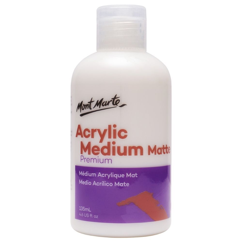 Mont Marte Acrylic Medium Premium Matte 135ml