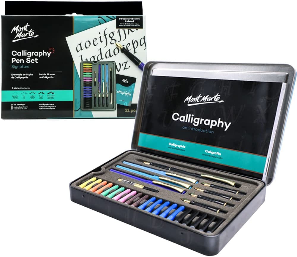 Mont Marte Signature Calligraphy Pen Set of 31pc