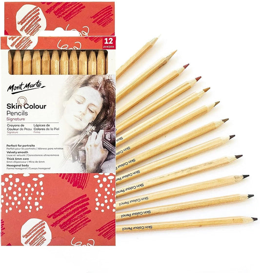 Mont Marte Skin Color Pencils Set Of 12