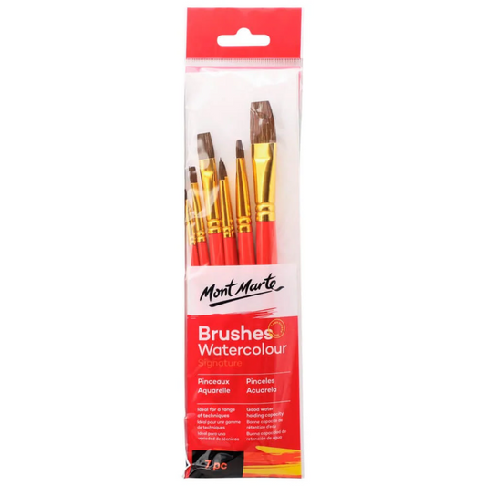 Mont Marte Watercolour Brushes Signature 7pc