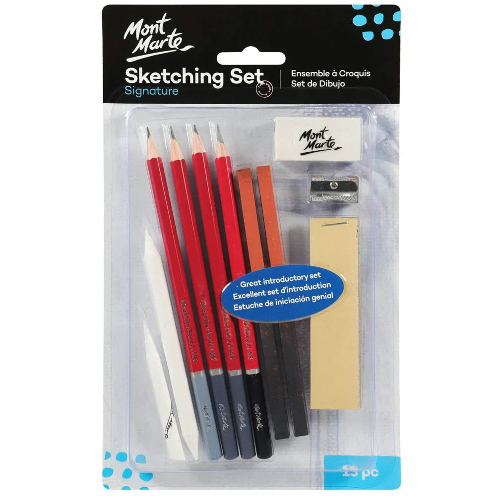 Mont Marte Signature Sketching Set 13pc