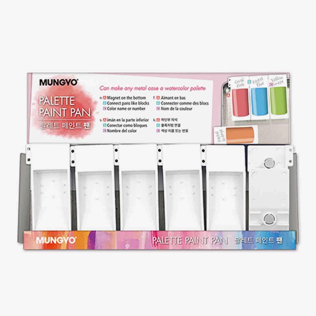 Mungyo Palette Paint Pan Pack of 6