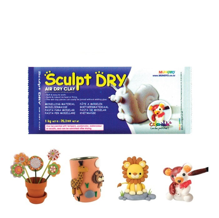 Mungyo Sculpt Air Dry Clay 250gm White