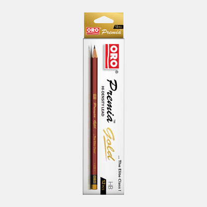 Oro Premia Gold Lead Pencils Pack of 12