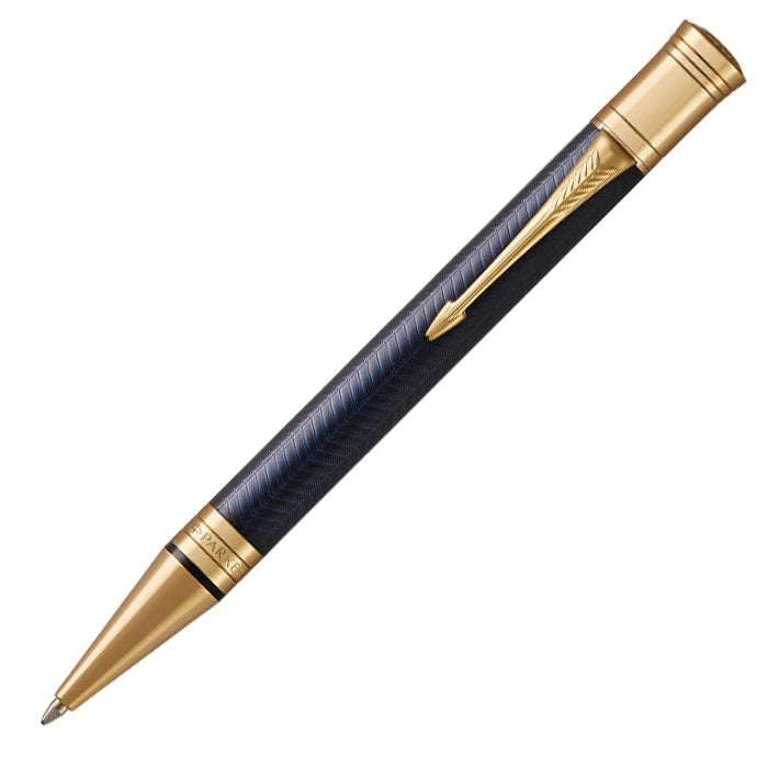 Parker Duofold Prestige Blue Chevron GT Ballpoint Pen