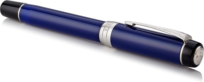 Parker Duofold Classic Blue & Black International Fountain Pen