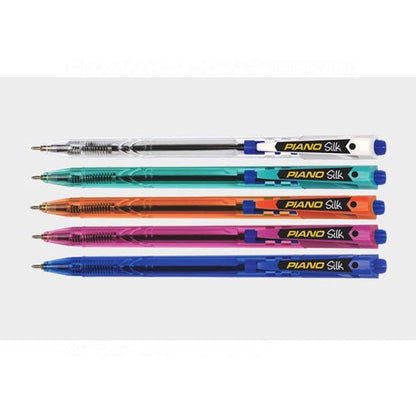 Piano Silk Ballpoint Pen Pack of 10