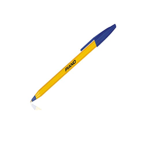 Piano Yellow Ballpoint Pen Pack of 10