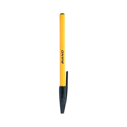 Piano Yellow Ballpoint Pen Pack of 10