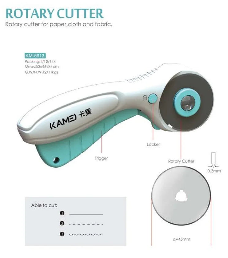 Rotary Paper / Fabric Cutter 45 mm