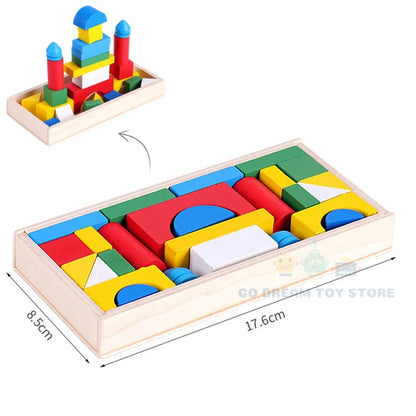 Wooden Lilong Educational Blocks Toy