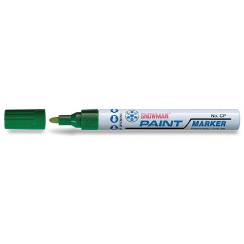 Snowman Paint Marker Round Tip Single Piece