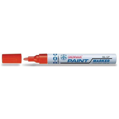 Snowman Paint Marker Round Tip Single Piece