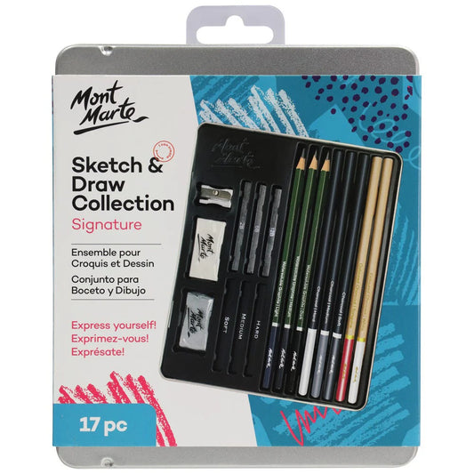 Mont Marte Signature Sketch and Draw Collection 17pc