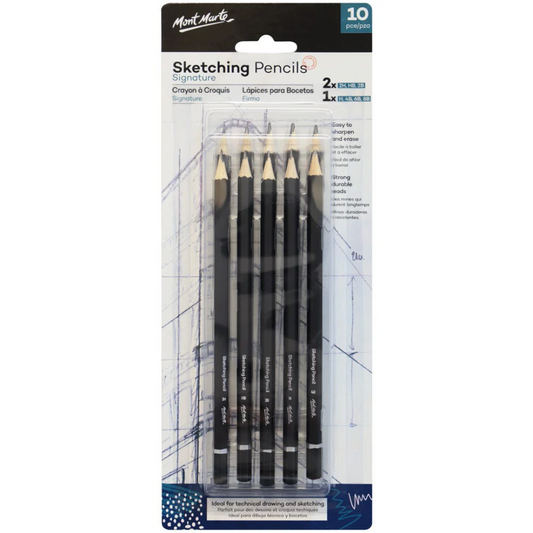 Mont Marte Sketching Pencils Signature 10pc