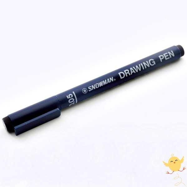 Snowman Drawing Pen Single Piece