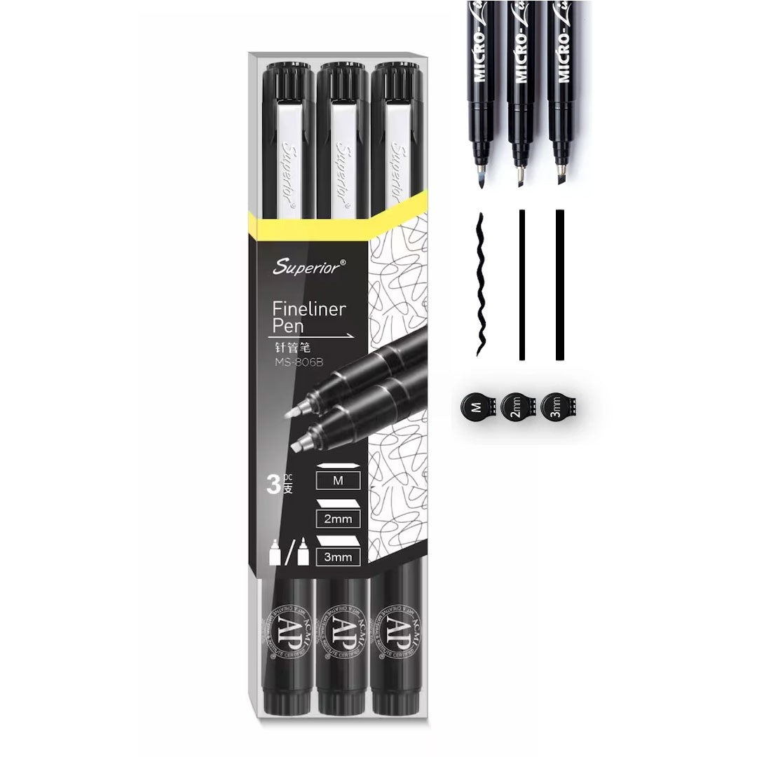 Superior Fineliner Pens For Lettering & Calligraphy