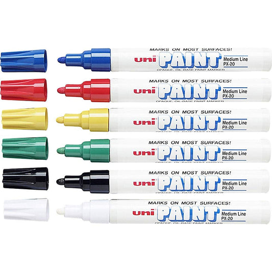 Uni Paint Marker Round Tip Single Piece