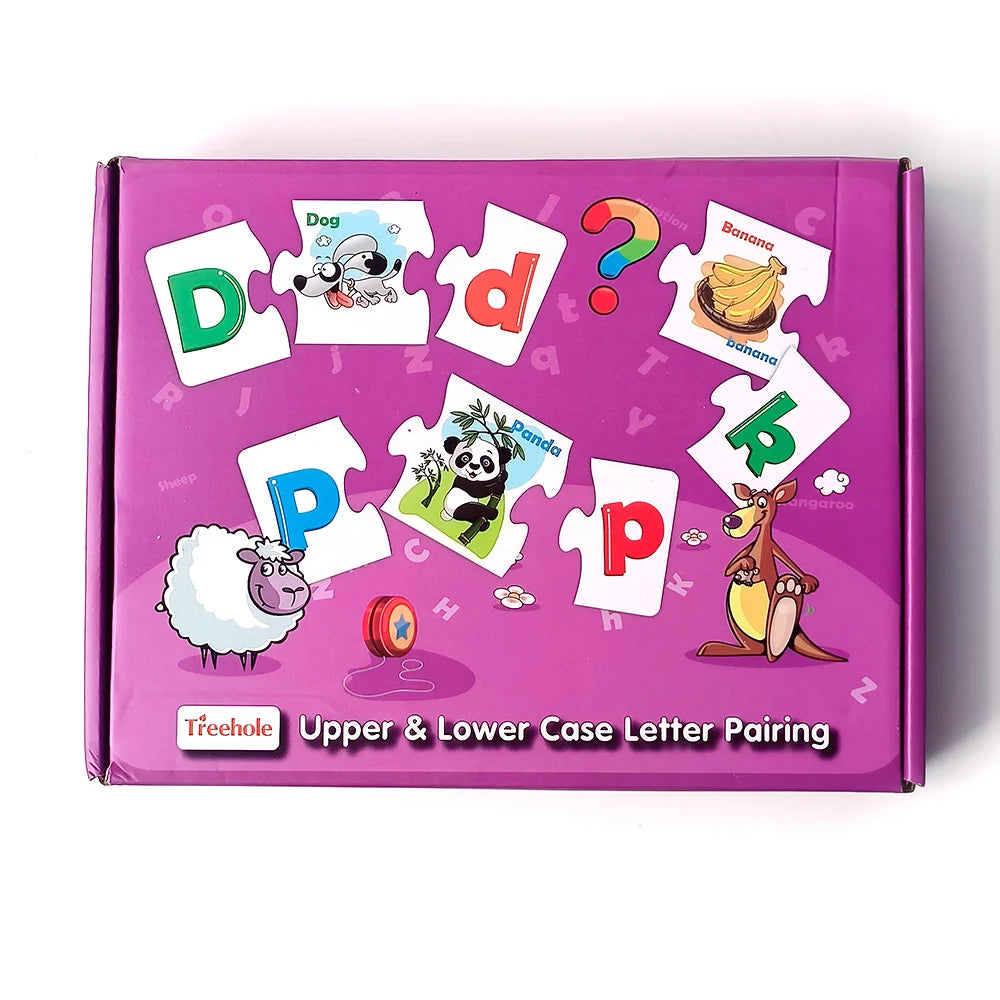 Upper And Lower Case Letter Matching Card Education Puzzle Toy