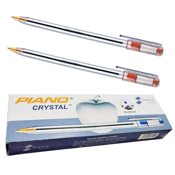 Piano Crystal Ballpoint Pen Pack of 10