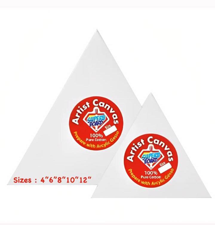 Superb Board Artist Canvas Triangle Shape