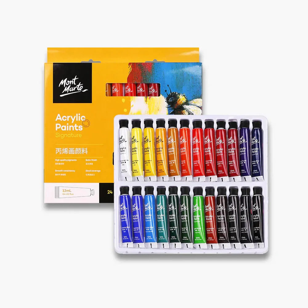 Mont Marte Acrylic Colour Paint Signature 12ml