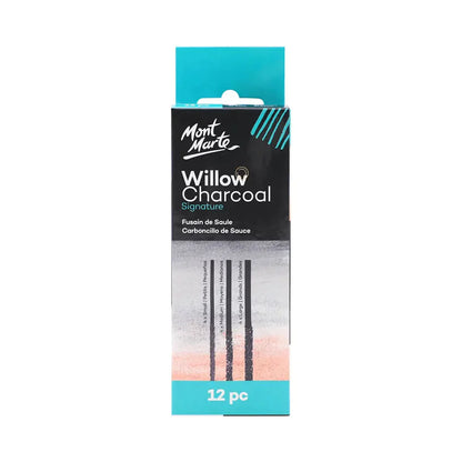 Mont Marte Willow Charcoal Signature 12pc