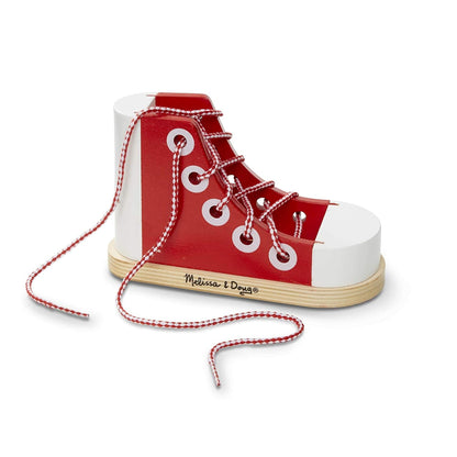 Wood Lacing Sneaker (Learn to Tie a Shoe Educational Toy