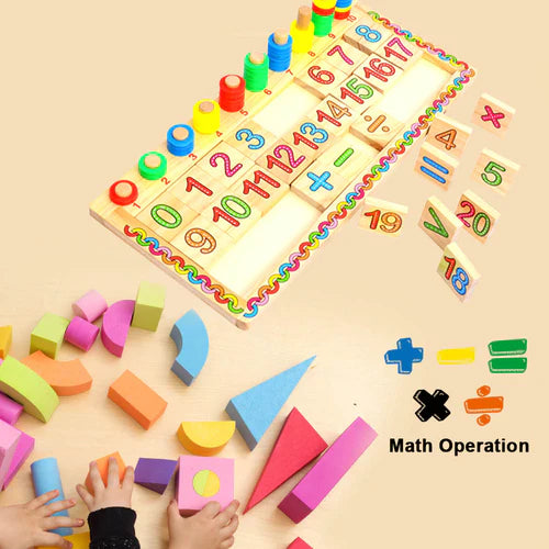 Wooden Educational Math Operation Logarithmic Board