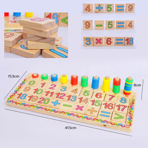 Wooden Educational Math Operation Logarithmic Board