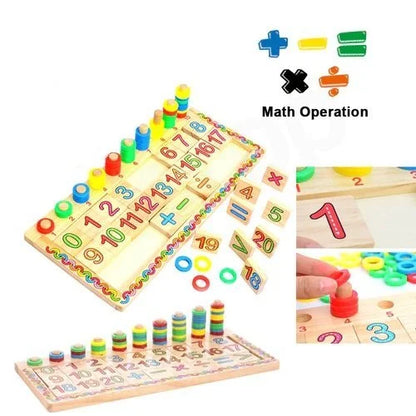 Wooden Educational Math Operation Logarithmic Board