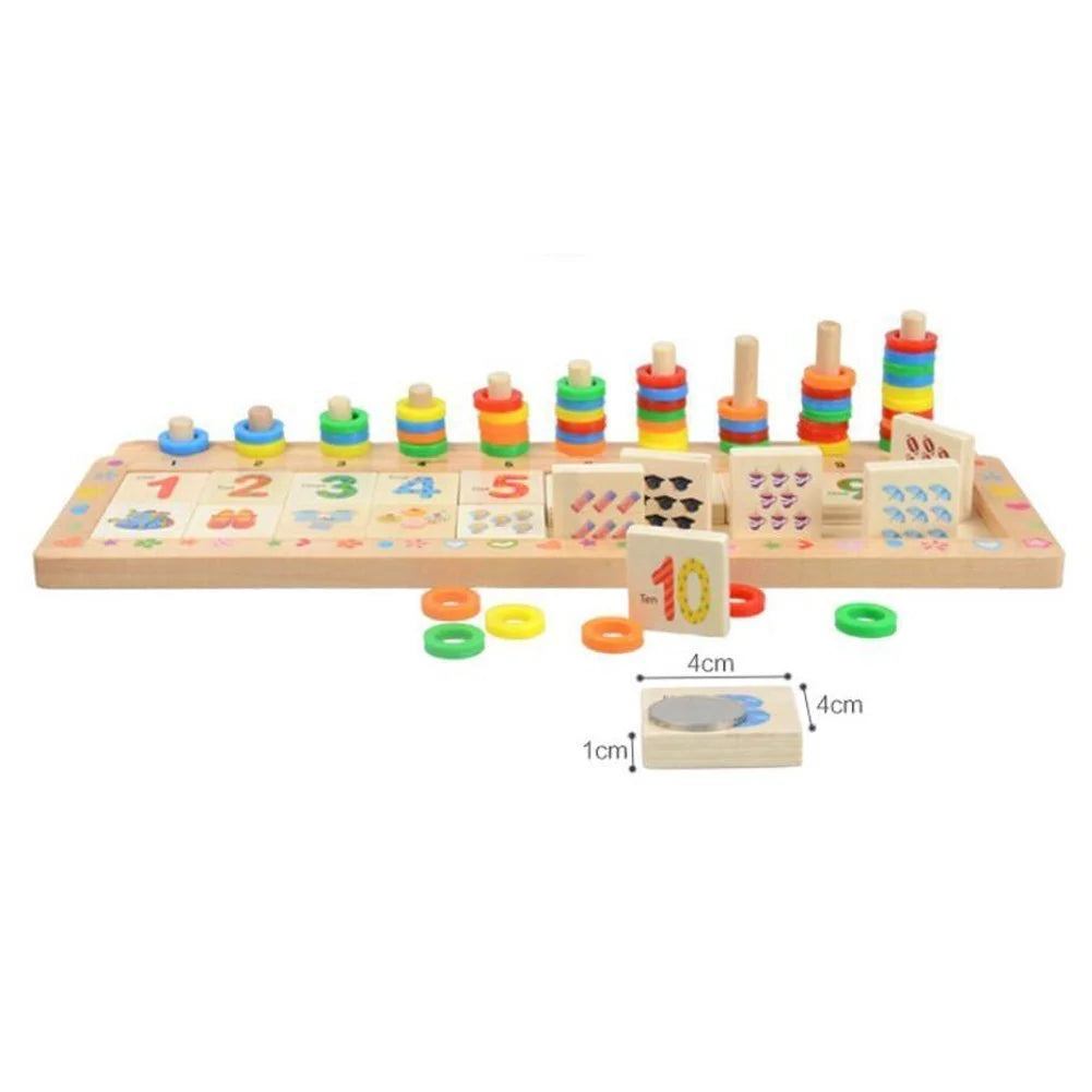 Wooden Educational Teaching Logarithmic Board