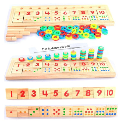 Wooden Educational Teaching Logarithmic Board