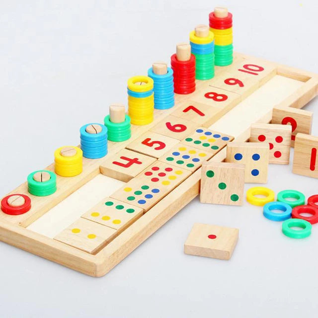 Wooden Educational Teaching Logarithmic Board