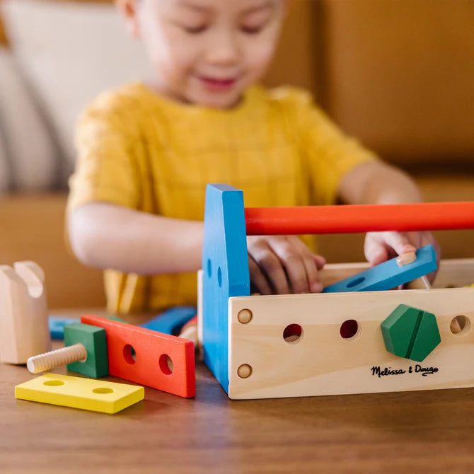 Wooden Educational Toolbox for Kids