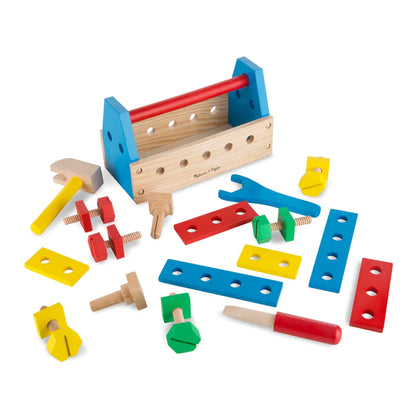 Wooden Educational Toolbox for Kids