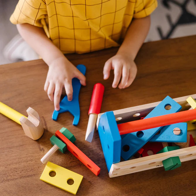 Wooden Educational Toolbox for Kids