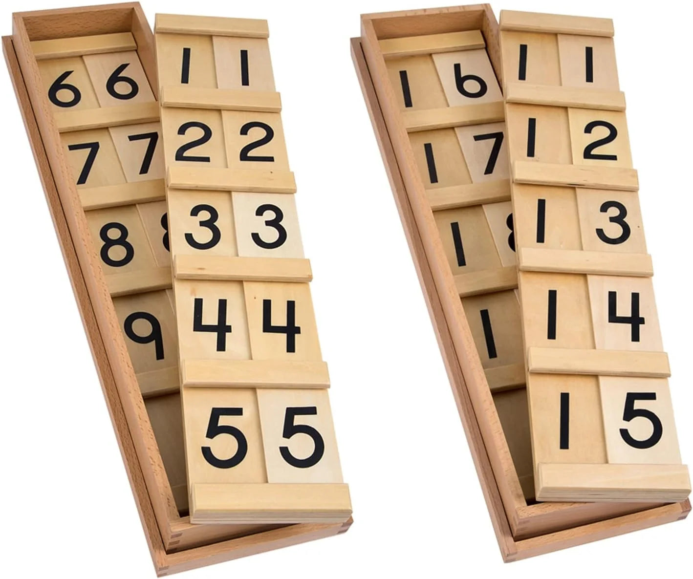 Wooden Montessori Math Materials Teens & Tens Boards