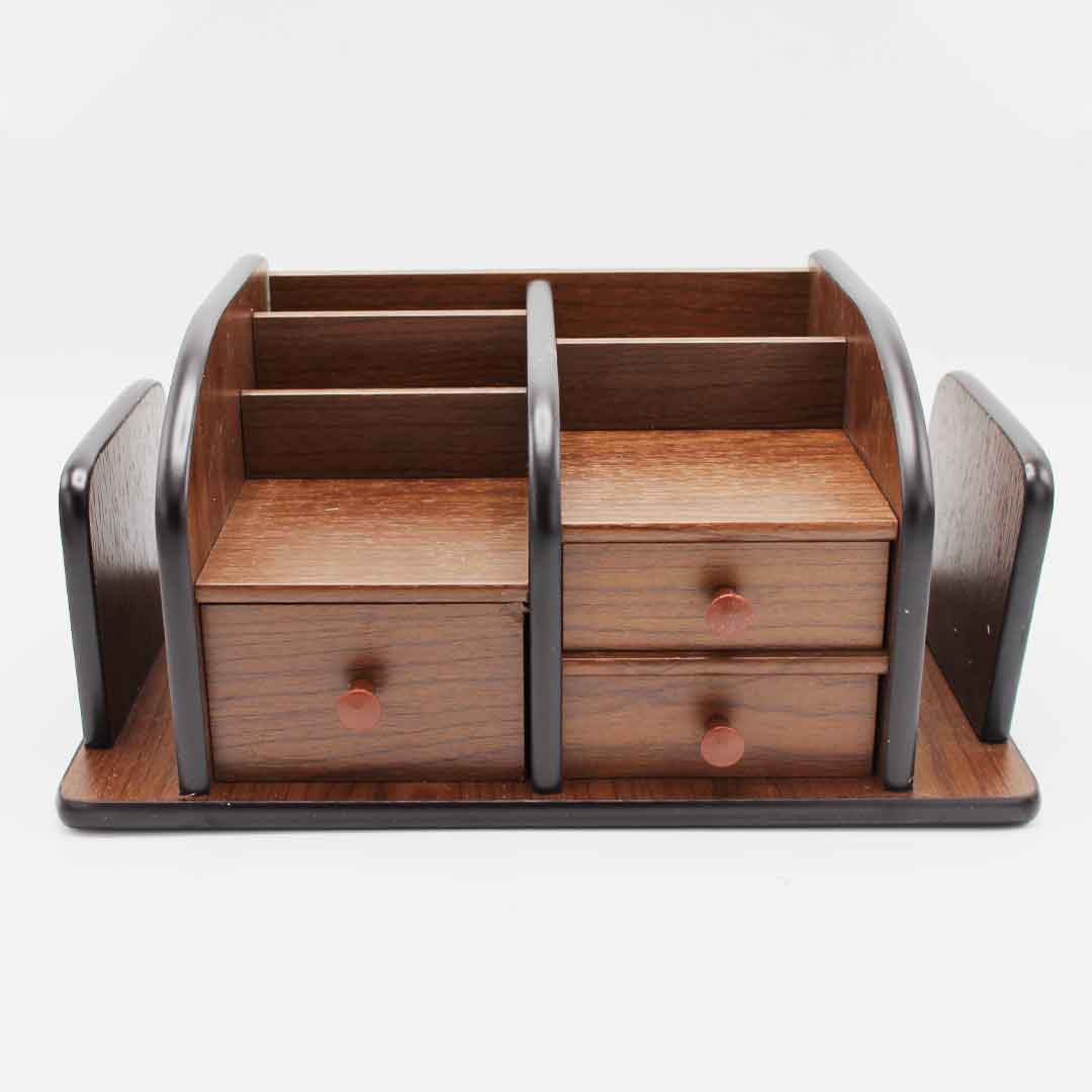 Wooden Pen Stand Stationery Desk Organizer HX-1039