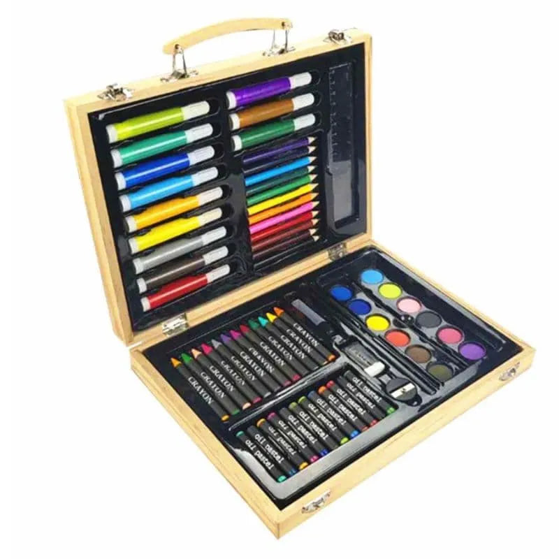 Wooden 68 Pcs Kids Painting Art Kit